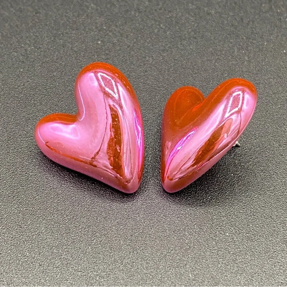 Heart Balloon Stud Earrings